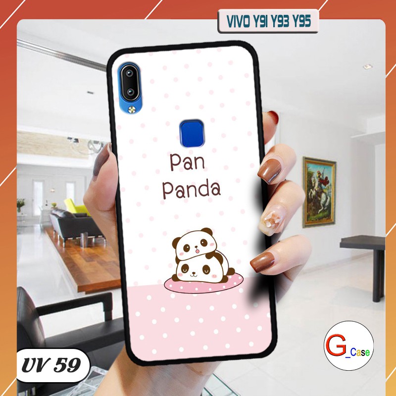 [Mã ELORDER5 giảm 10K đơn 20K] Ốp điện thoại Vivo Y91/ Y93 - lưng nhám viền dẻo