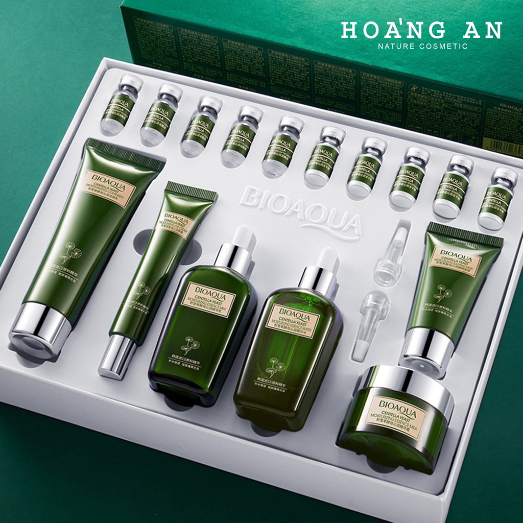 BỘ SẢN PHẨM DƯỠNG DA RAU MÁ - BIOAQUA