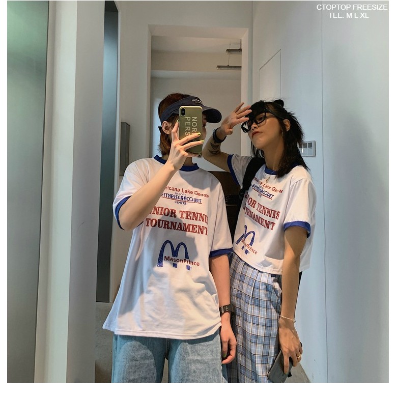 Áo thun tay lỡ croptop  JUNIOR  phông Unisex nam nữ tee oversize form rộng pull Ulzzang Streetwear Hàn Quốc vải mềm