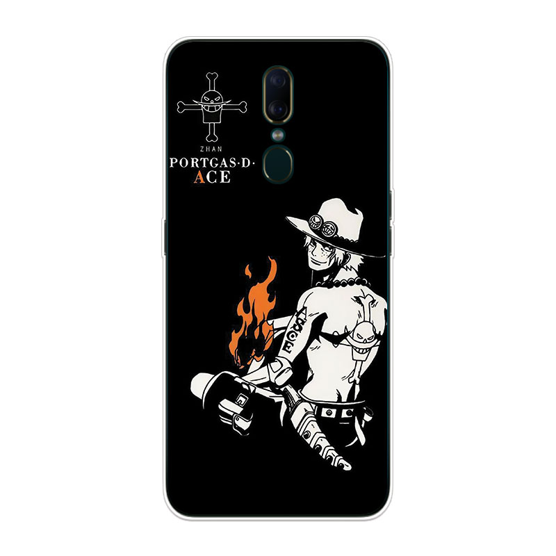 Ốp Lưng Oppo F7 F9 F11 Pro TPU mềm Case One Piece Black