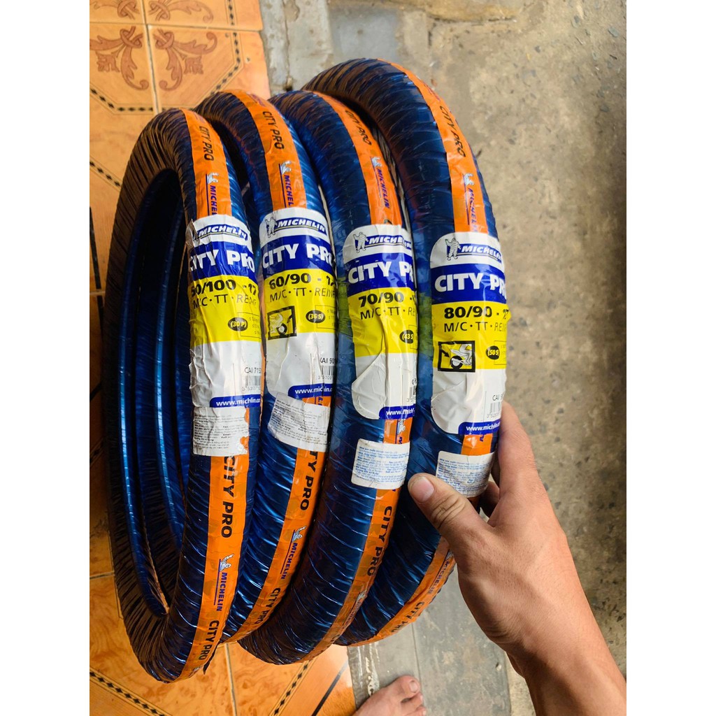 Vỏ Michelin City Pro 50/100-17 - 60/90-17 - 70/90-17 - 80/90-17 ( Có Ruột )