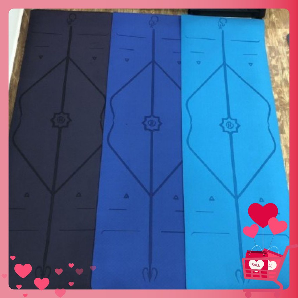 Rẻ vô địch Thảm Tập Yoga Gym Định Tuyến TPE 2 Lớp 6mm, 8mm Định Tuyến TPE Chống Trượt Hàng Cao Cấp