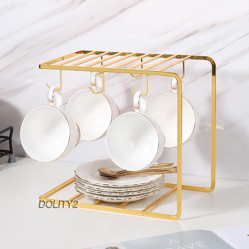 Giá đỡ hong khô cốc cà phê bằng sắt tiện dụng