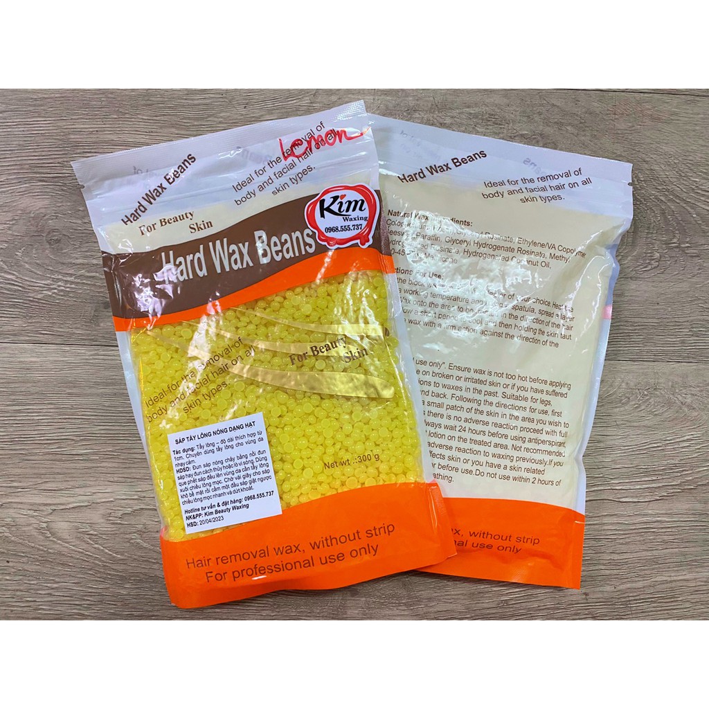 300g Sáp tẩy lông đậu Hard wax beans Chính hãng Da nhạy cảm Bikini | BigBuy360 - bigbuy360.vn