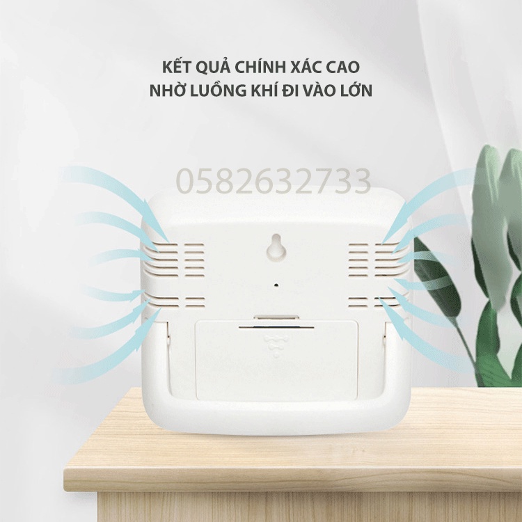 Nhiệt ẩm kế điện tử SanLiang chính hãng cao cấp đo nhiệt độ độ ẩm phòng ngủ cho bé