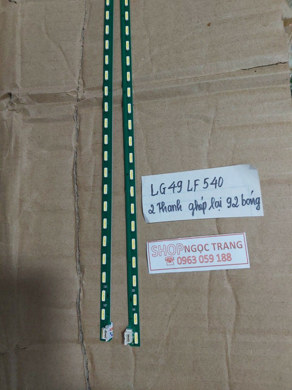 Thanh Led Viền tivi LG 49 LF 590T- giá 2 thanh