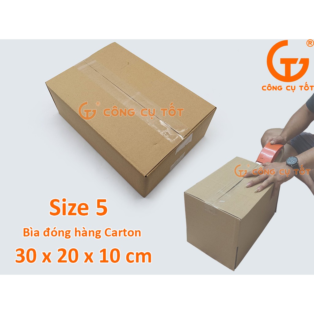 Combo 20 bìa đóng hàng loại đẹp kích thước 30x20x10cm size 5