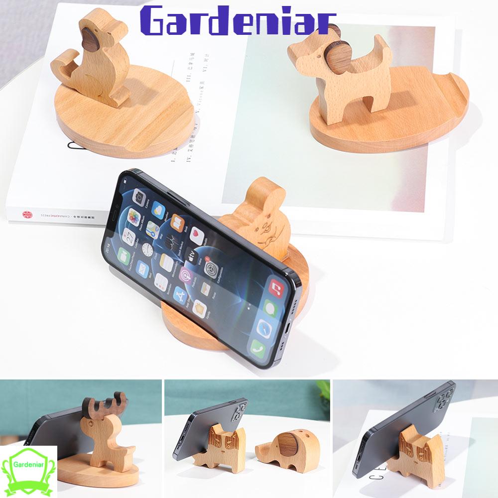 Giá Đỡ Điện Thoại Bằng Gỗ Hình Chú Chó Đáng Yêu