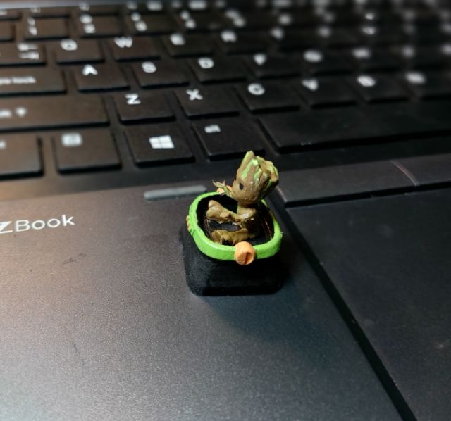 Keycap - nút bàn phím cơ Baby groot