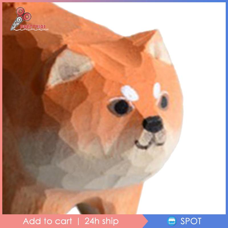 Mô Hình Chú Chó Bằng Gỗ Trang Trí Phòng Ngủ Cho Bé 1