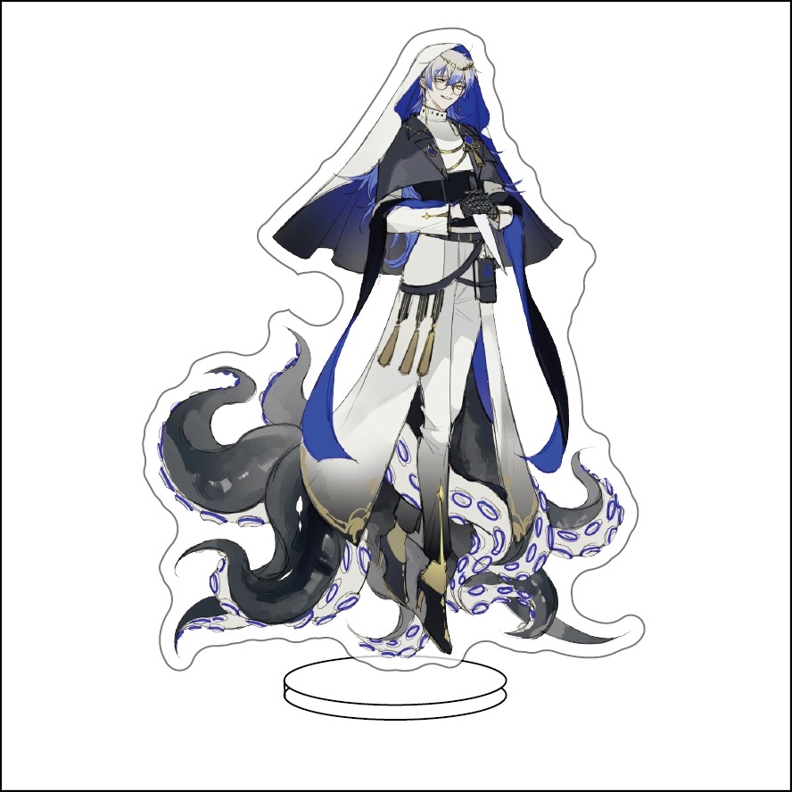 Standee Luxiem vtuber tượng acrylic anime mica chibi trang trí trưng bày mô hình