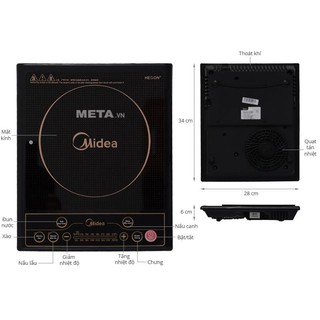 Bếp điện từ Midea MI-SV19EH