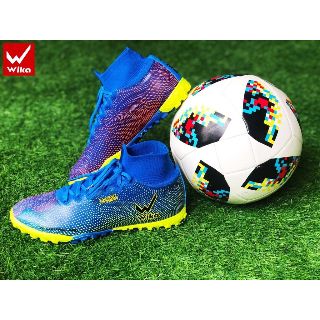 Giày đá bóng ⚡FREESHIP⚡ Giày đá banh chính hãng sân cỏ nhân tạo, mã Wika Speed Văn Toàn