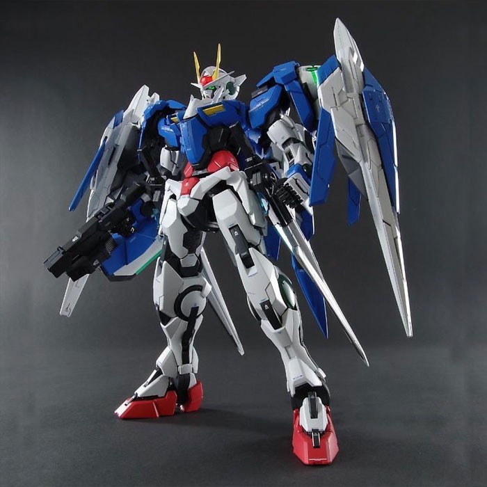 Mô hình lắp ráp PG Gundam 00 Raiser TT Hongli kèm 2 viên đèn Led từ tính thay đổi chế độ