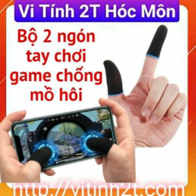 bộ 2 cái Bao tay chơi game, Găng tay chơi FF, PUBG