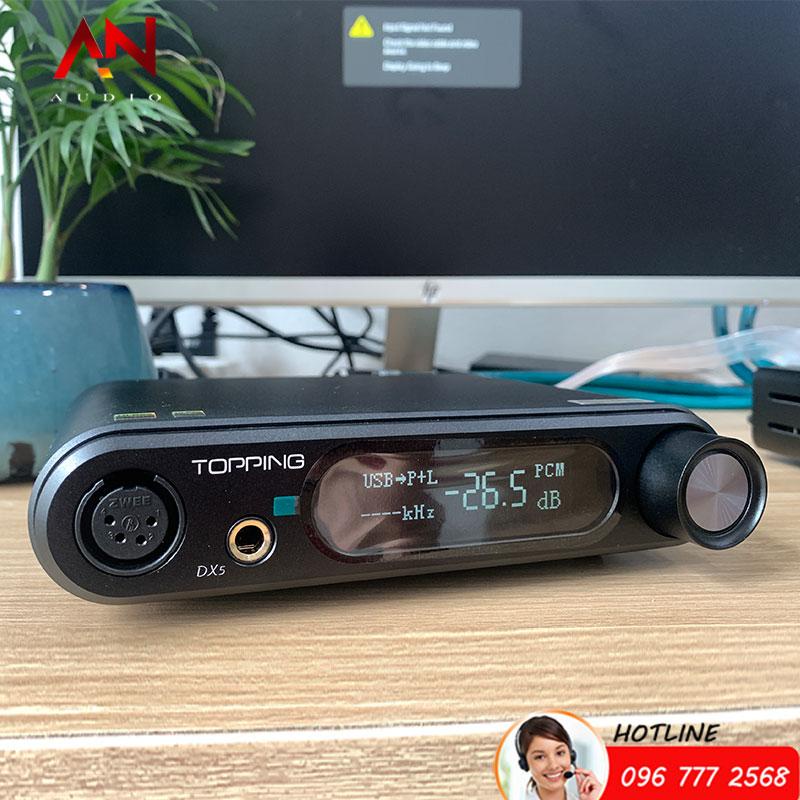 DAC Topping DX5 – 2 Chip ES9068AS Đa kết nối tiện nghi, thiết kế đẹp
