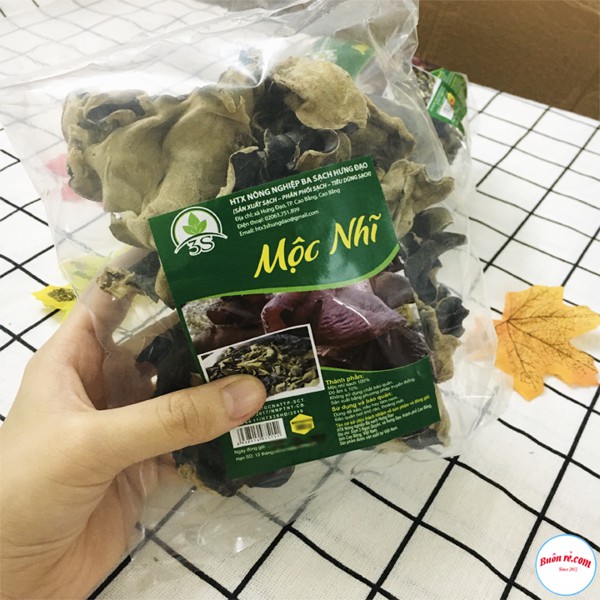 Mộc Nhĩ Rừng Cao Bằng Nông Sản Sạch A Thái Loại 500g - 00020