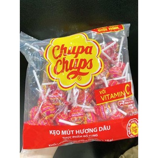 Kẹo Mút Chupa Chups Vị Dâu 10 Cây