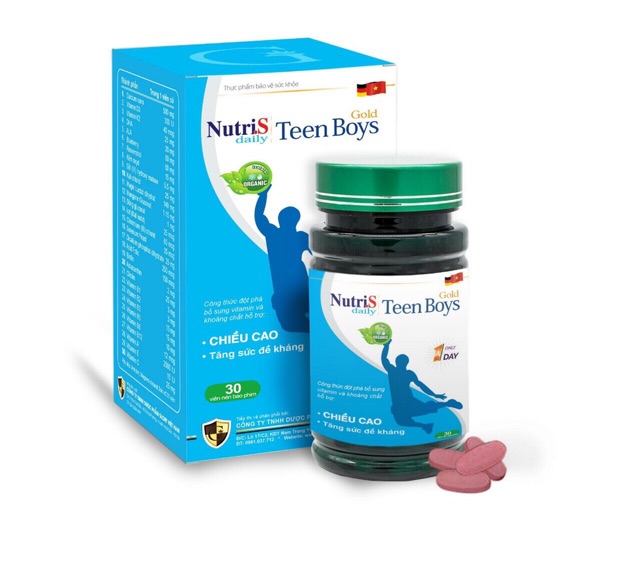 ( Mua 5 Tặng 1 ) NUTRIS TEEN BOY & GIRL - Dòng SP chuyên biệt dùng cho phát triển chiều cao của trẻ...