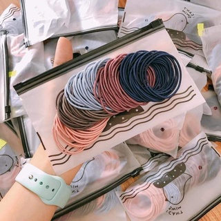 Set 100 dây cột tóc siêu hot cho mẹ và bé