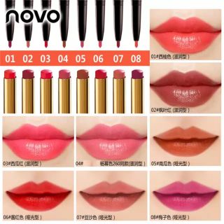 SON NOVO 2 ĐẦU SILKY LIP LINER+ NOBLE  LIPSTICK