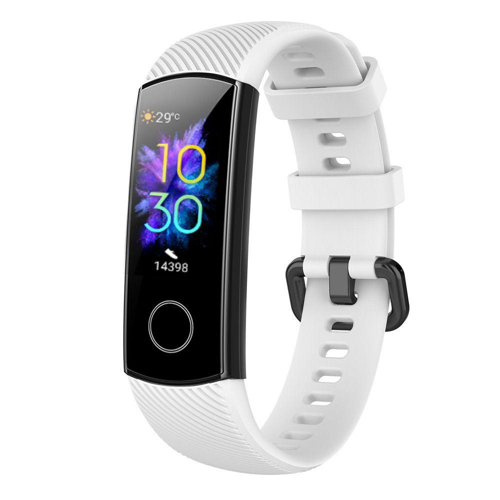 CHOOKEY Dây Đeo Thay Thế Chất Liệu Silicon Màu Trơn Cho Honor Band 5 4