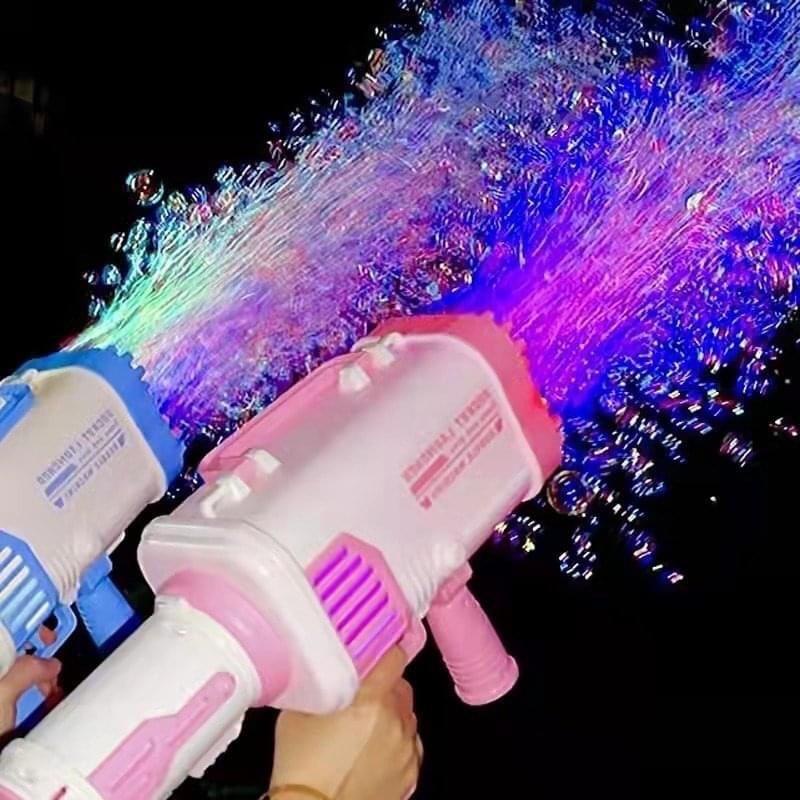 Súng Bong Bóng Xà Phòng 32 Nòng, Máy Thổi Bong Bóng Xà Phòng Tự Động- Đồ Chơi Trẻ Em -Loki