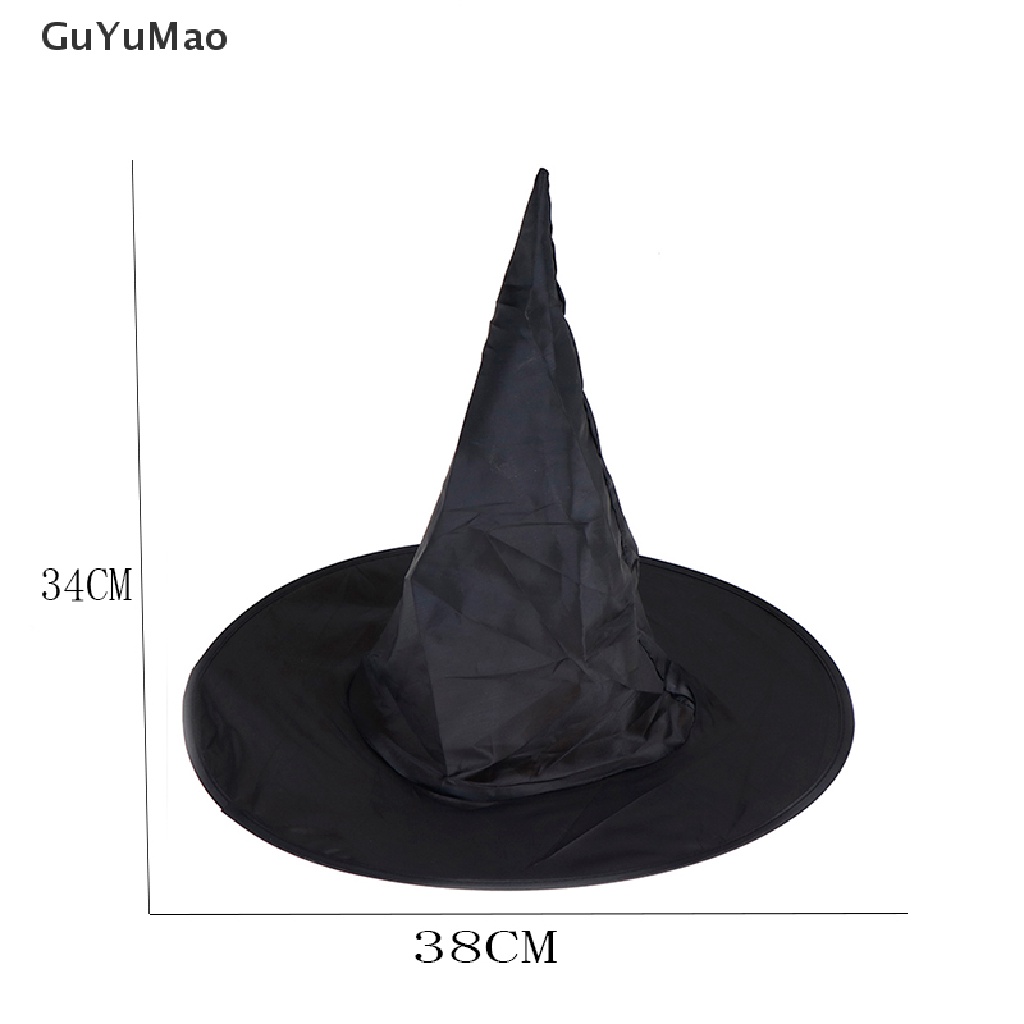 Mũ phù thủy màu đen hóa trang Halloween độc đáo cho nữ
