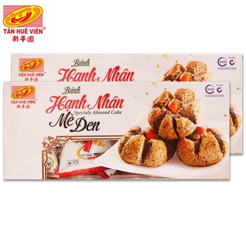 Bánh Hạnh nhân mè đen Tân Huê Viên