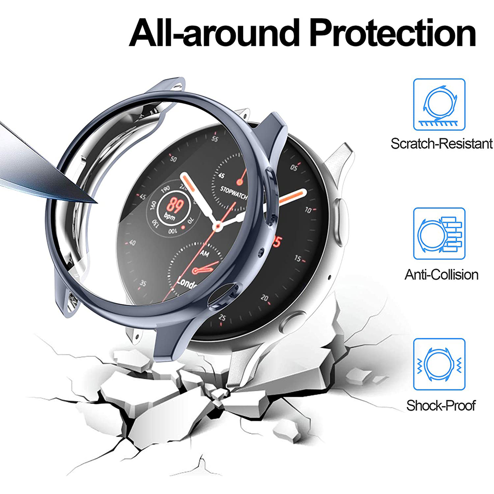 Miimall khung bảo vệ mặt đồng hồ chất lượng cao Samsung Galaxy Watch Active 2 40mm 44mm chất lượng cao