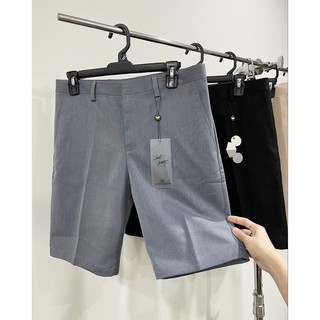 SHORTS BASIC đen, xám - quần tây ngắn nam "CHUỘT TRẮNG" có big size