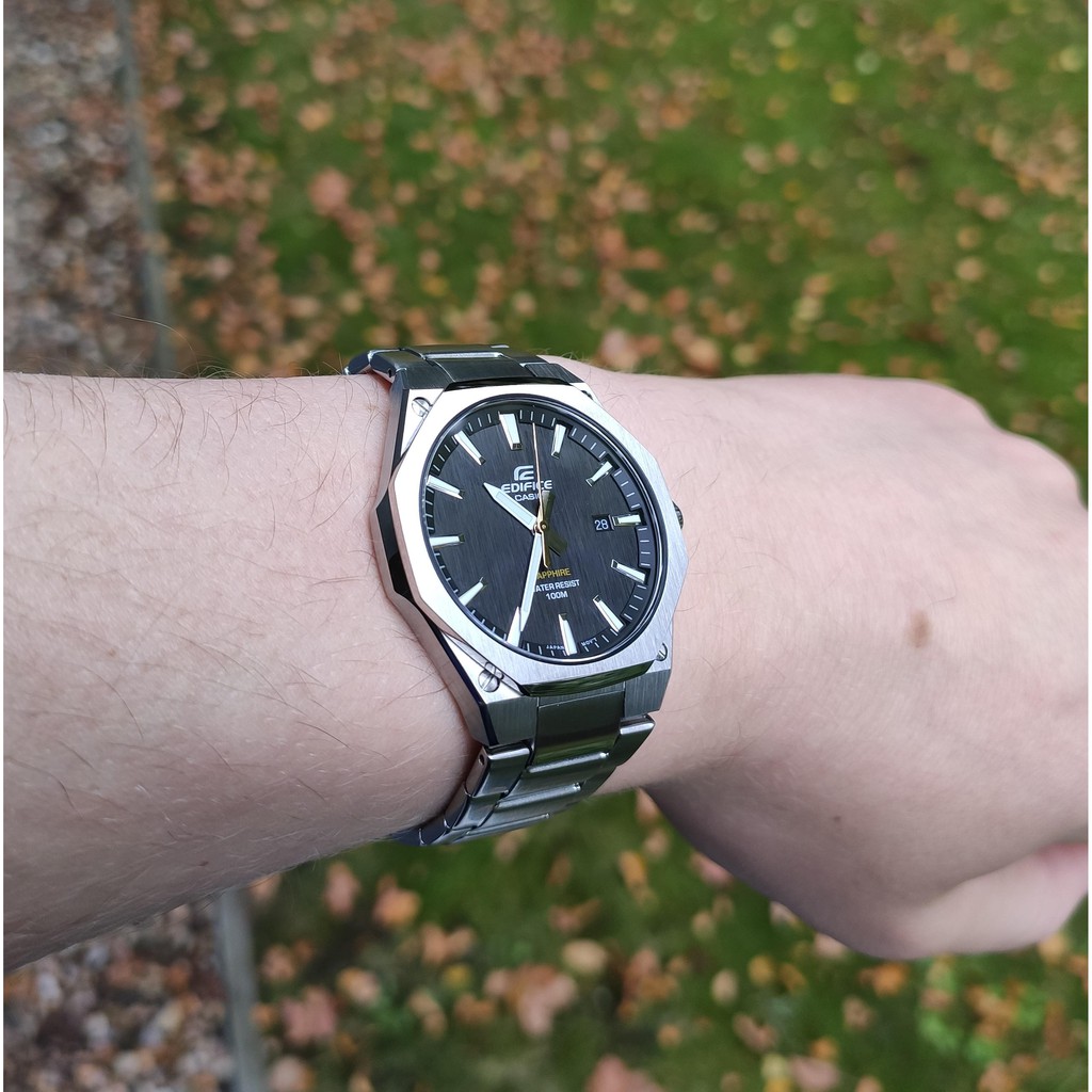 Đồng Hồ Nam Casio EFR-S108D-1A MẶT KÍNH SAPPHIRE chống nước độ sâu 100m bảo hành 12 tháng