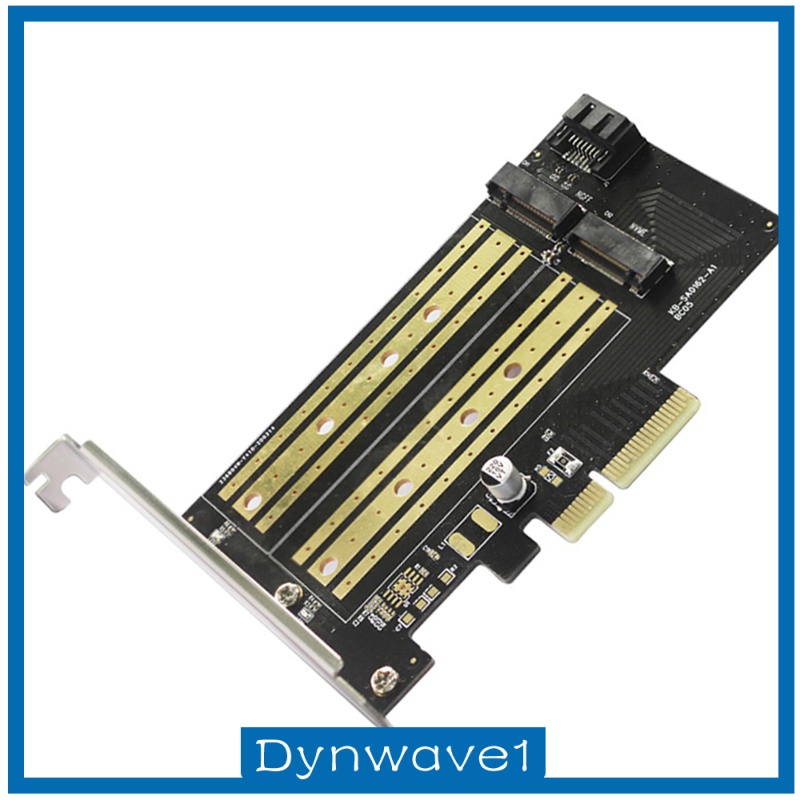 [DYNWAVE1] Durable PCIE to M2/M.2 Adapter 2280 2260 2242 for NVMe or SATA SSD Linux