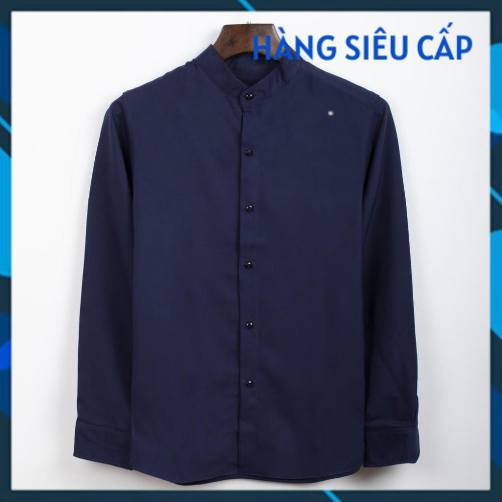 Áo sơ mi dài tay cổ tàu 4U-1740 [Hàng Cao Cấp]