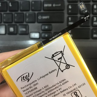 Pin itel p13+ p13 plus | 4000mah 3.85v 15.40wh zin chính hãng