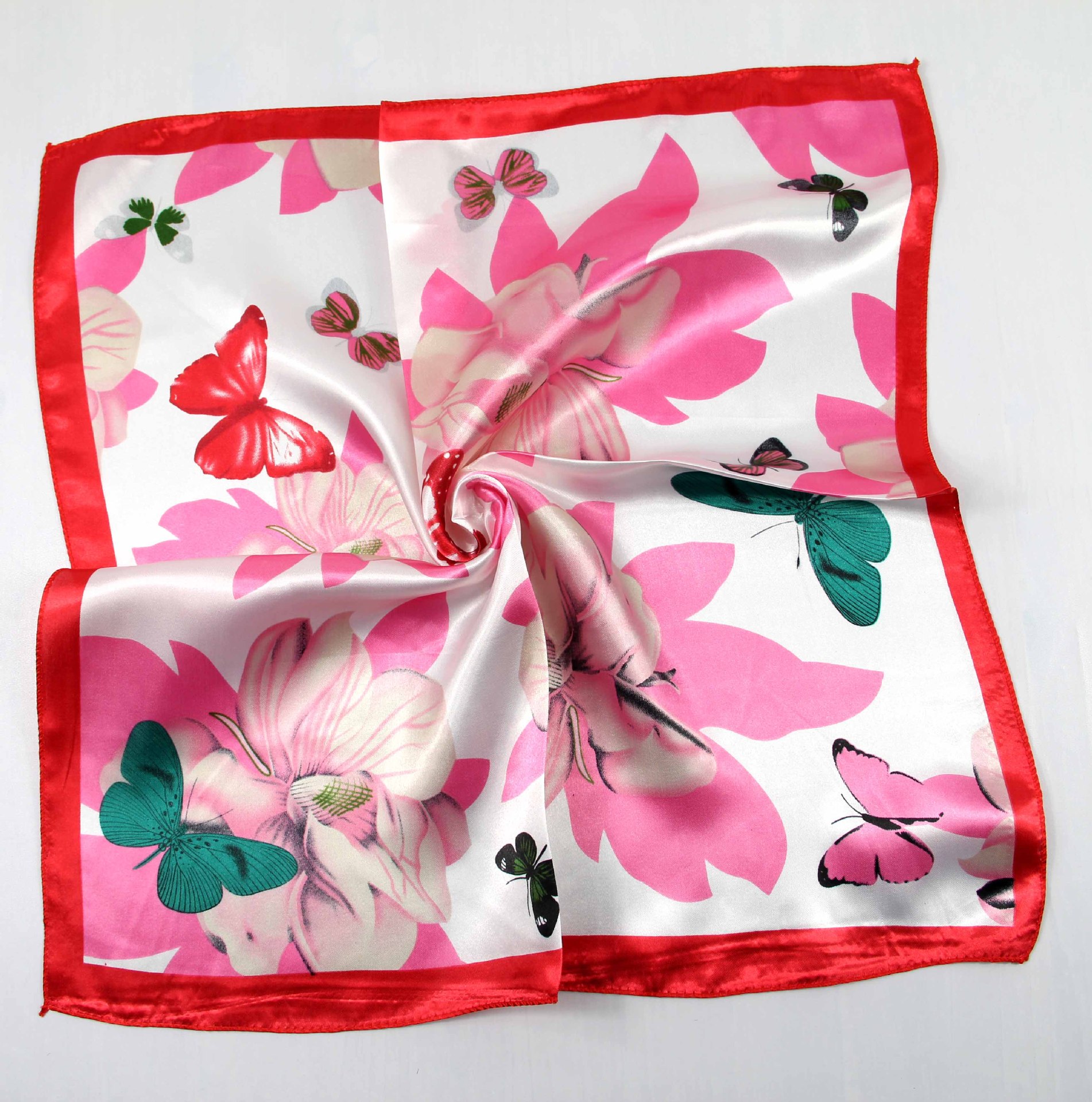 Silk scarf women's imitation silk versatile professional small square scarf | BigBuy360 - bigbuy360.vn