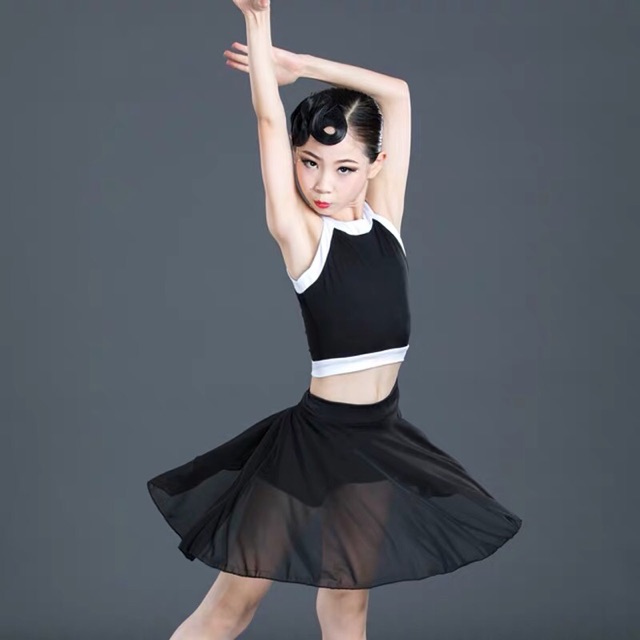 Đầm khiêu vũ dance bé gái