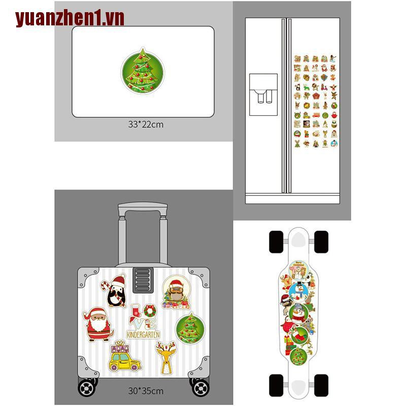[YUANZHEN1] 50 Miếng Dán Hoạt Hình Totoro Spirited Away Girl Graffiti Chống Thấm Nước