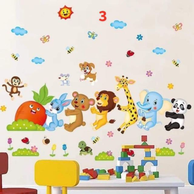 Combo 4 Decal dán tường