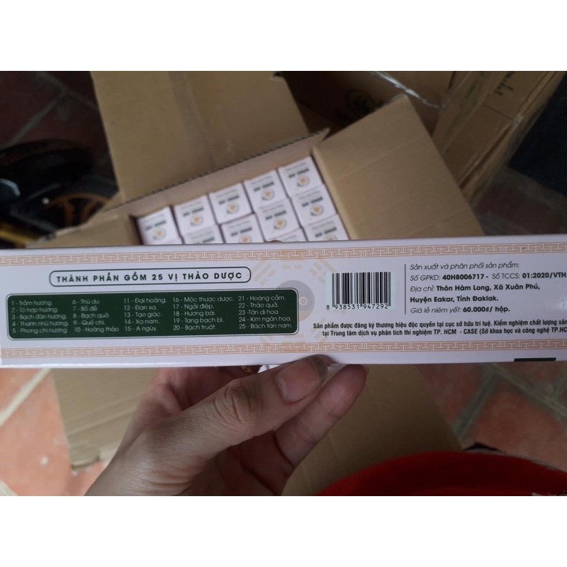 Nhang Xông Phong Thủy Bình An chính hãng