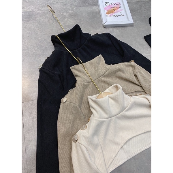 Set Len Rời Váy 2 Dây Mix Áo Cổ Lọ 3 Màu Siêu Xinh Có Ảnh Thật Kèm Video | BigBuy360 - bigbuy360.vn