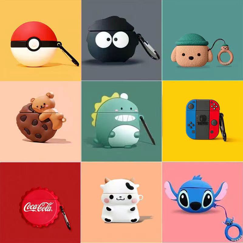 Vỏ Bảo Vệ Hộp Sạc Tai Nghe Bluetooth TWS AirPods Pro 4 Mini 4 5 Remax TWS-10 Bằng Silicon Mềm