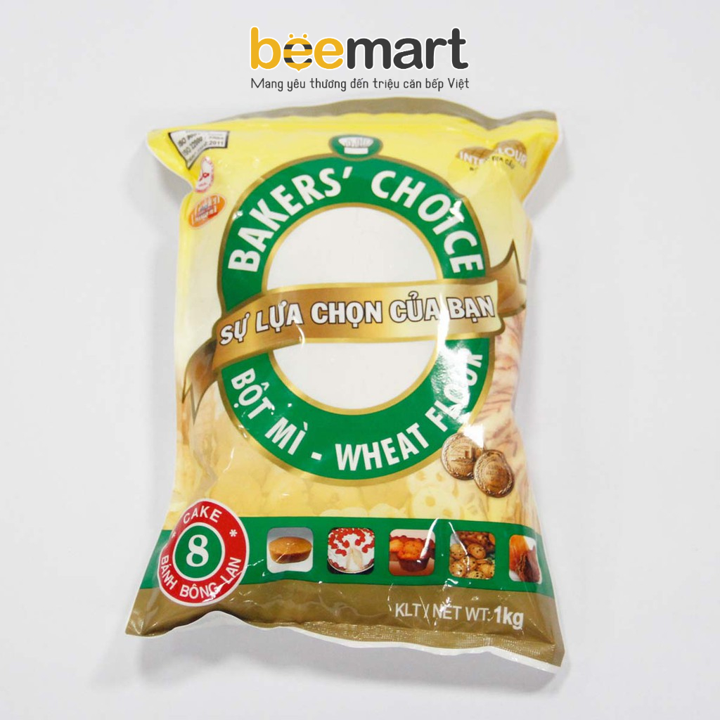 Bột làm bánh Bông lan Bakers Choice số 8 gói 1kg