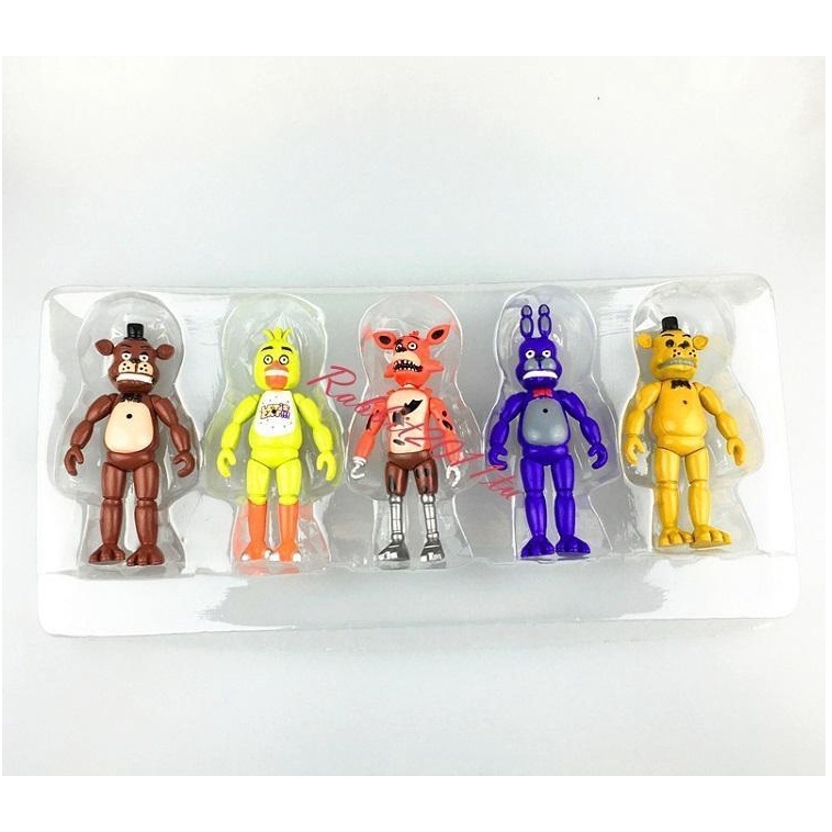 Set 5 Mô Hình Nhân Vật Game Five Nights At Freddy 's Fnaf