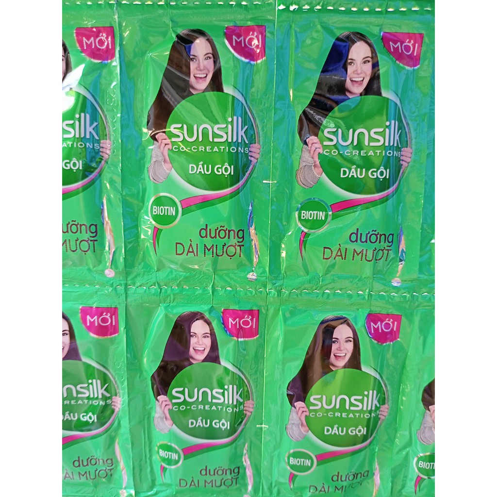 Dây 12 gói Dầu gội Sunsilk dưỡng dài mượt 6g | BigBuy360 - bigbuy360.vn