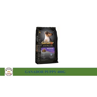 Thức ăn cho chó con vị sữa Ganador Puppy Milk with DHA 400g