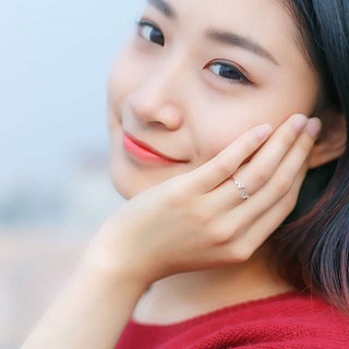 Nhẫn Bạc Nữ Freesize Hình Nhịp Tim