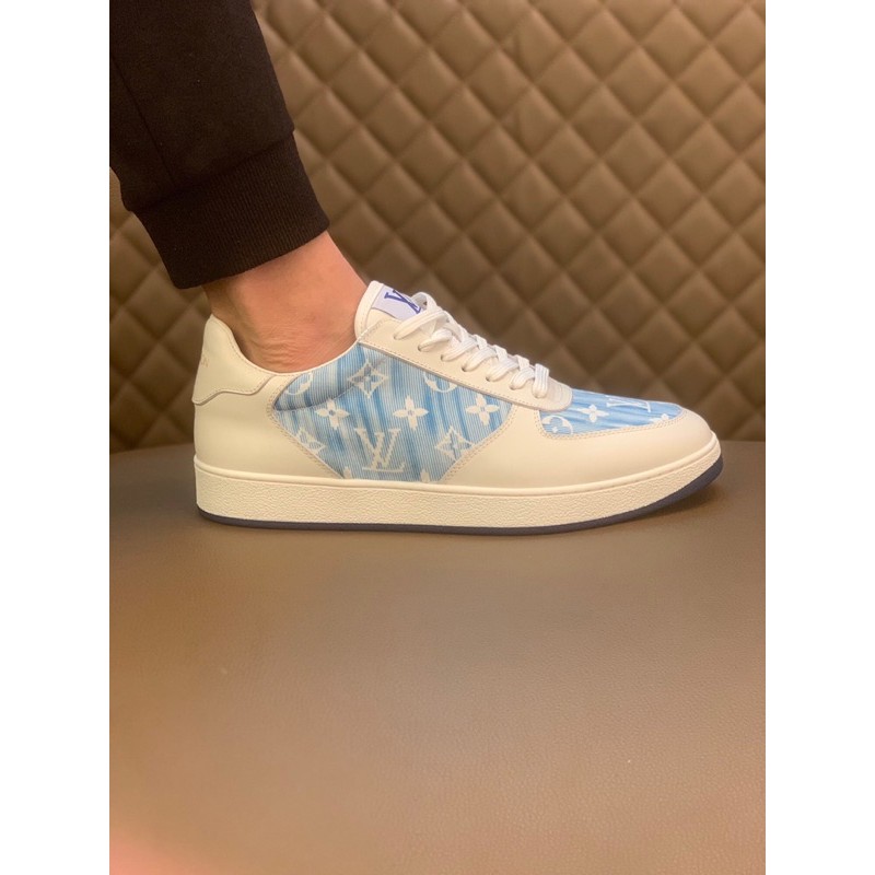 Giày thể thao/sneaker nam Louis Vuitton LV da thật cao cấp mẫu mới 2021 hoạ tiết độc đáo phong cách