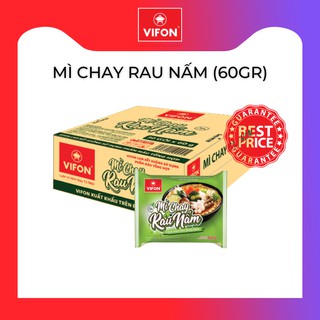 🌈🌻[CHÍNH HÃNG]🌈🌻  Thùng 30 Mì Chay Rau Nấm VIFON (60g/Gói) [UY TÍN]🌈🌻