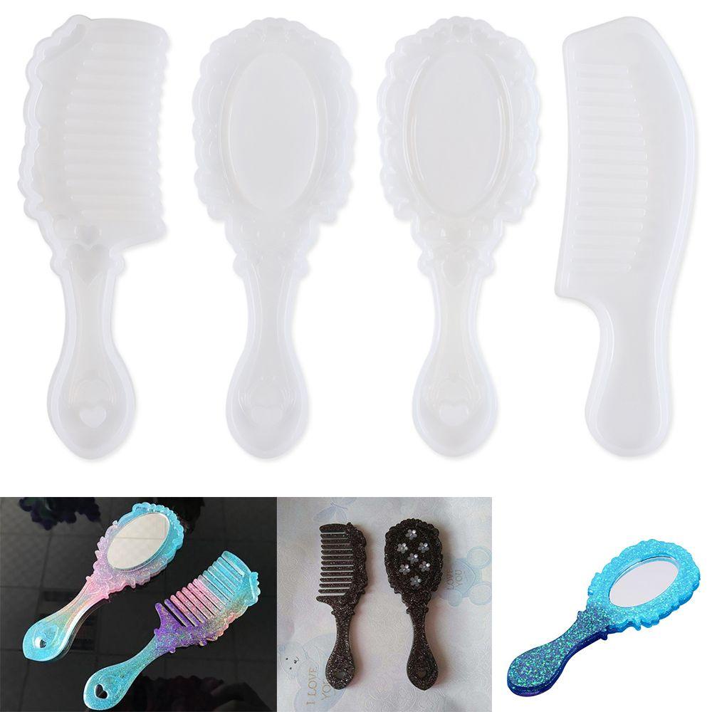 Khuôn Nhựa Resin Trong Suốt Hình Lược 3D KENT1